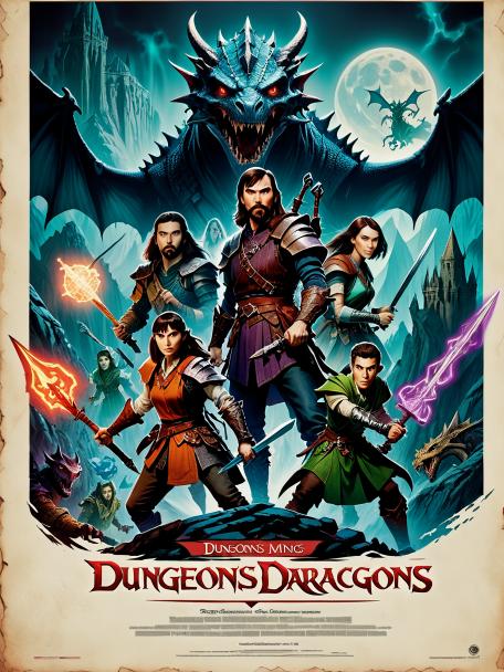 People playing Dungeons and Dragons.