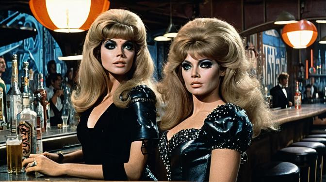 Barbarella and Vamparella walk into a bar.