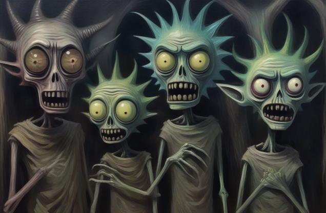 Rick and Morty as demons?