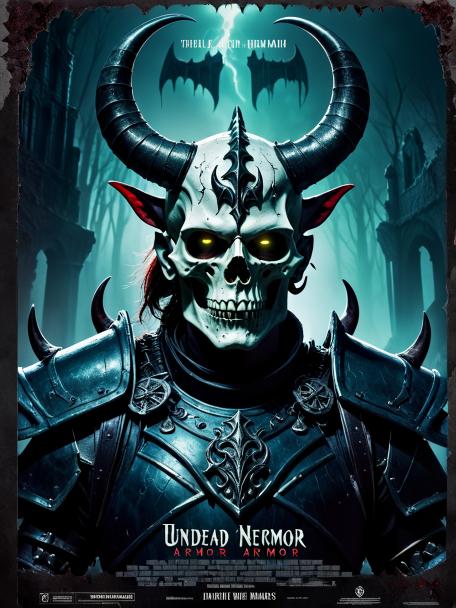 Undead necromancer armor with horns.