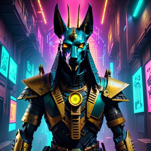 Ancient undead cyborg Anubis