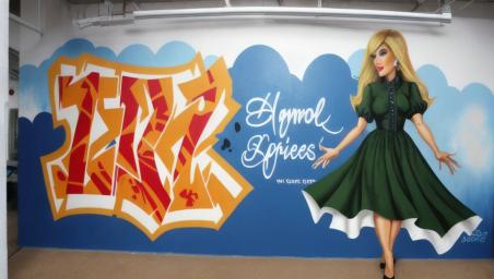 Trump wearing a dress