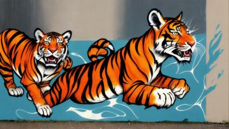 Cass as a tiger