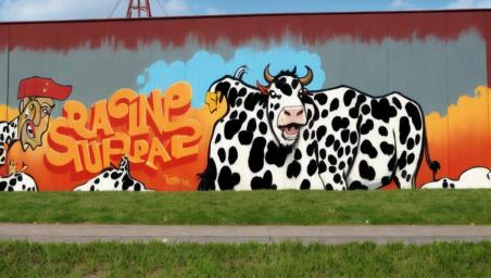 Trump eating cow pie