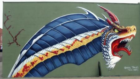 A wonderful big dragon,