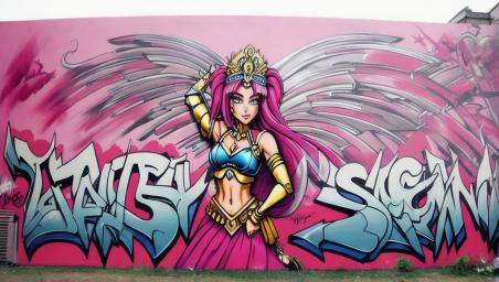 Warrior Princess in Pink