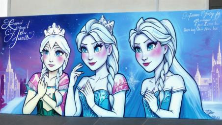 Elsa and Anna,